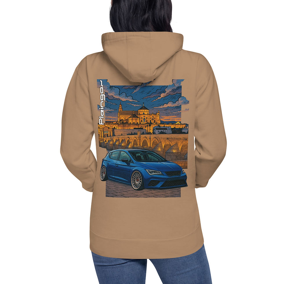 Thumbnail: Hoodie Pleingaz LEON 3 CUPRA - du S au 3XL  - unisex coton/polyester