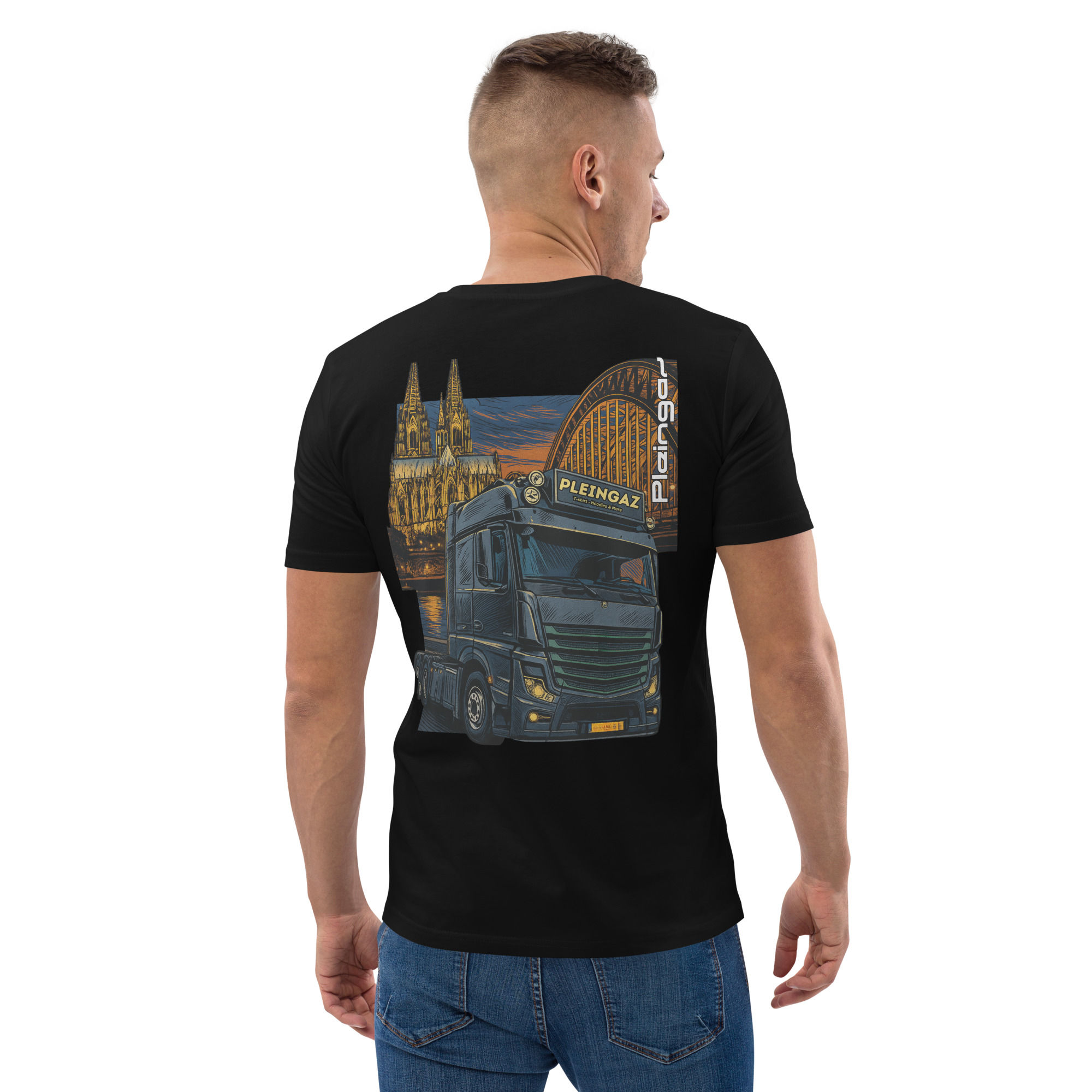 T-shirt Pleingaz ACTROS - du S au 5XL - Unisex coton bio oeko tex