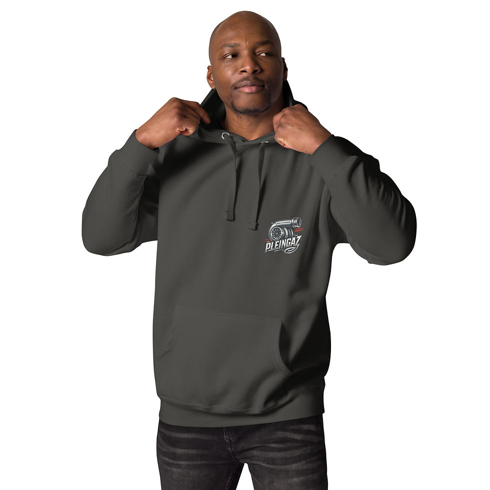 Miniaturbild: Hoodie Pleingaz M4 BLUE - du S au 3XL - unisex coton/polyester