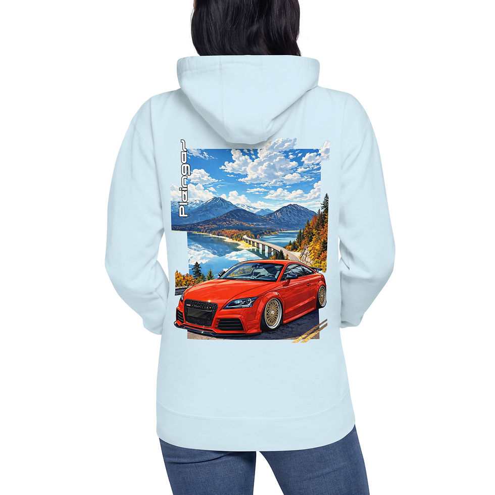 Miniature : Hoodie Pleingaz TT RS MK2 LAKE - du S au 3XL - unisex coton/polyester