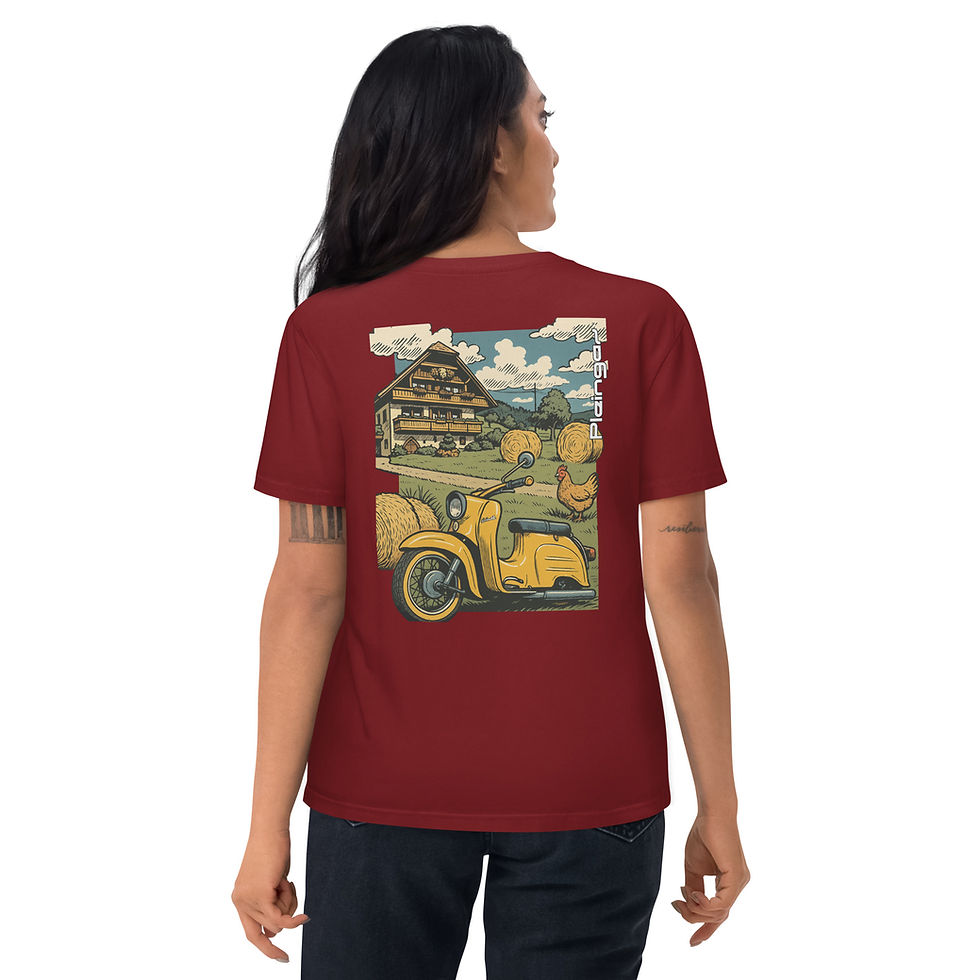 Miniature : T-shirt Pleingaz SCHWALBE - du S au 5XL - unisex 100% coton bio Oeko-Tex
