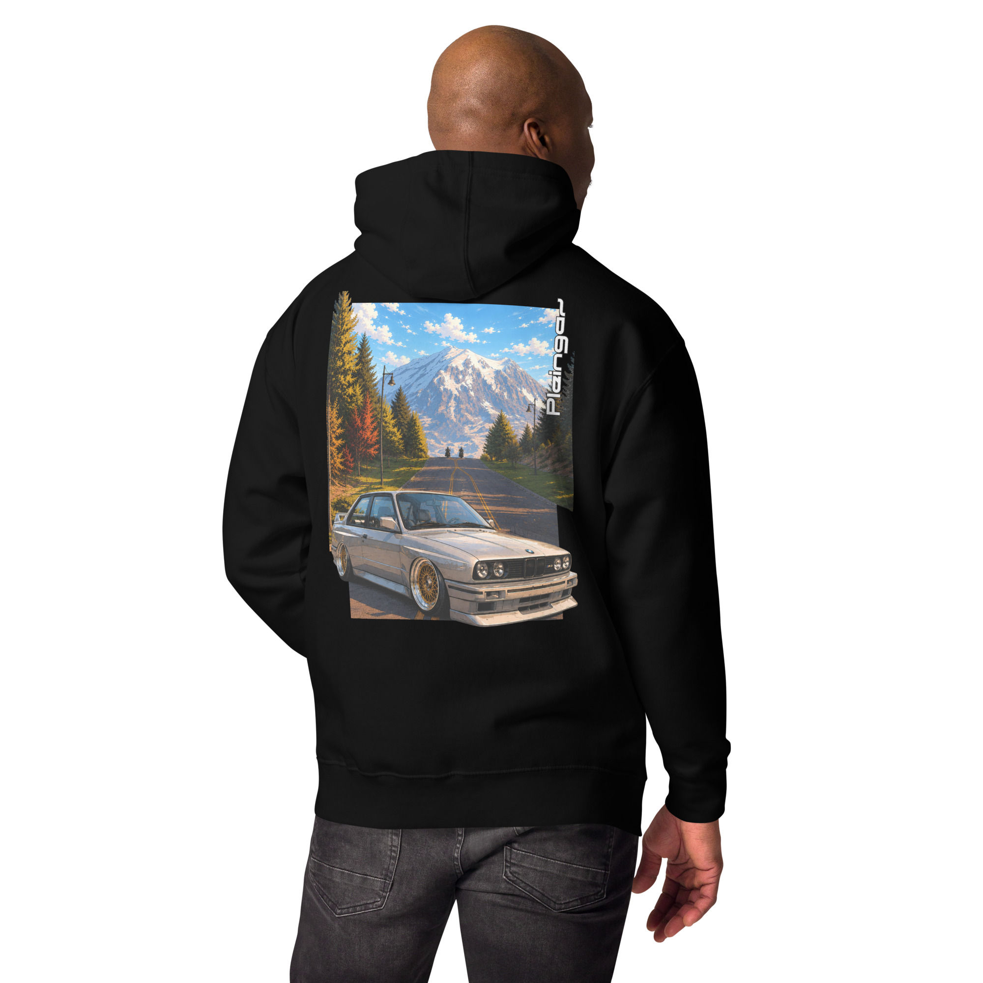 Hoodie Pleingaz E30 SILVER - du S au 3XL - unisex coton/polyester