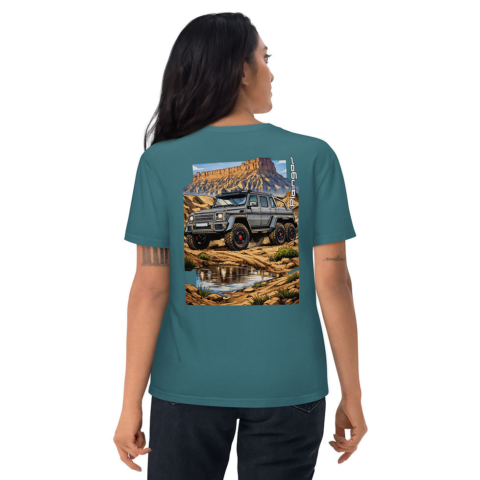 Thumbnail: T-shirt Pleingaz G63 6X6 - du S au 5XL - Unisex coton bio oeko tex
