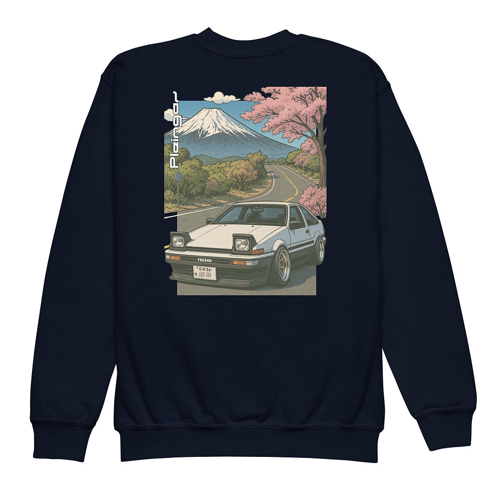 Thumbnail: Kids Sweater Pleingaz AE86 FUJI unisex coton/polyester