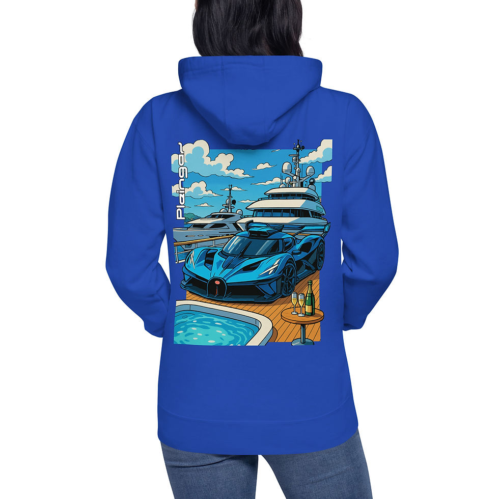 Miniaturbild: Hoodie Pleingaz LE BOLIDE YACHT - du S au 3XL  - unisex coton/polyester