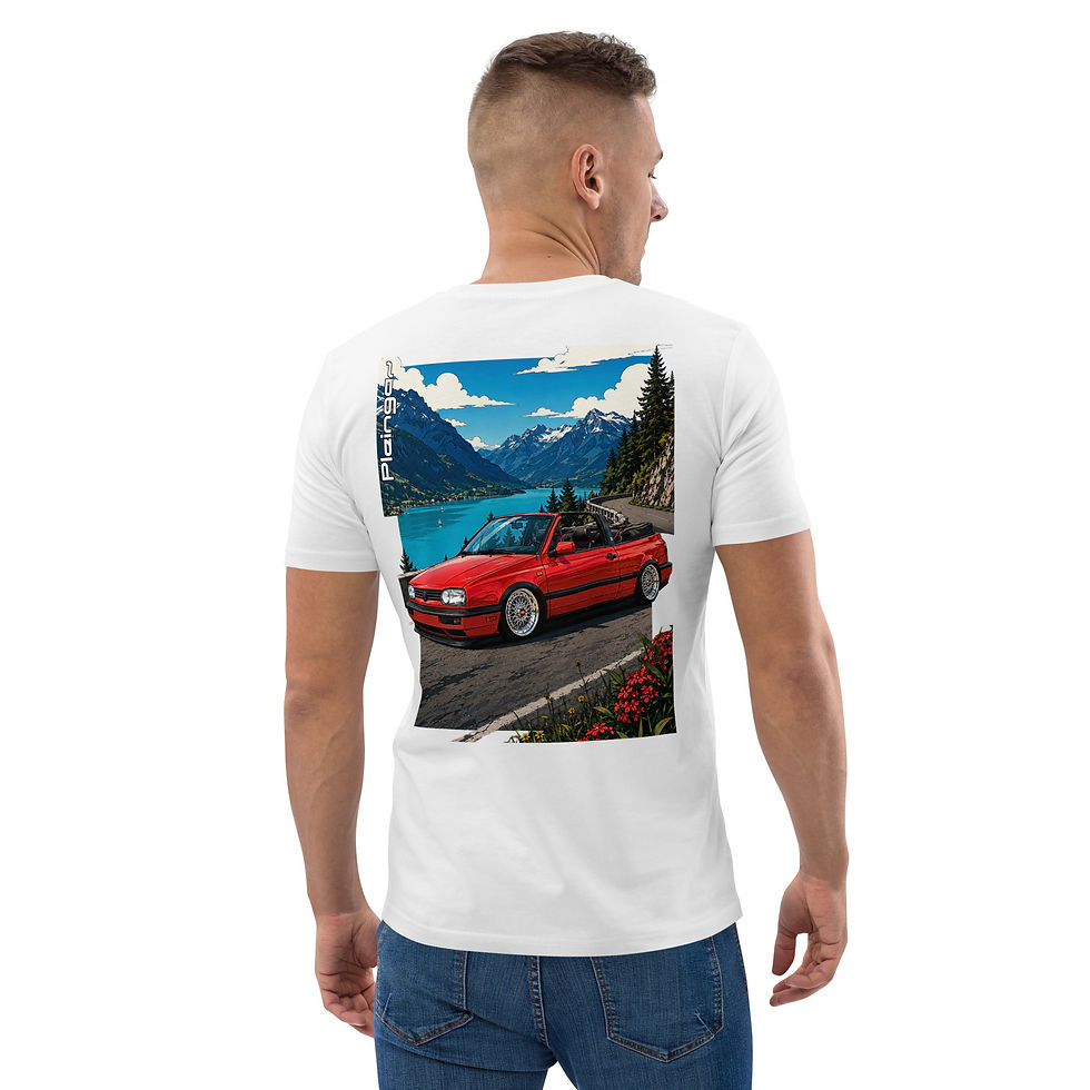 Thumbnail: T-shirt Pleingaz GOLF MK3 CABRIO Unisex coton bio oeko tex