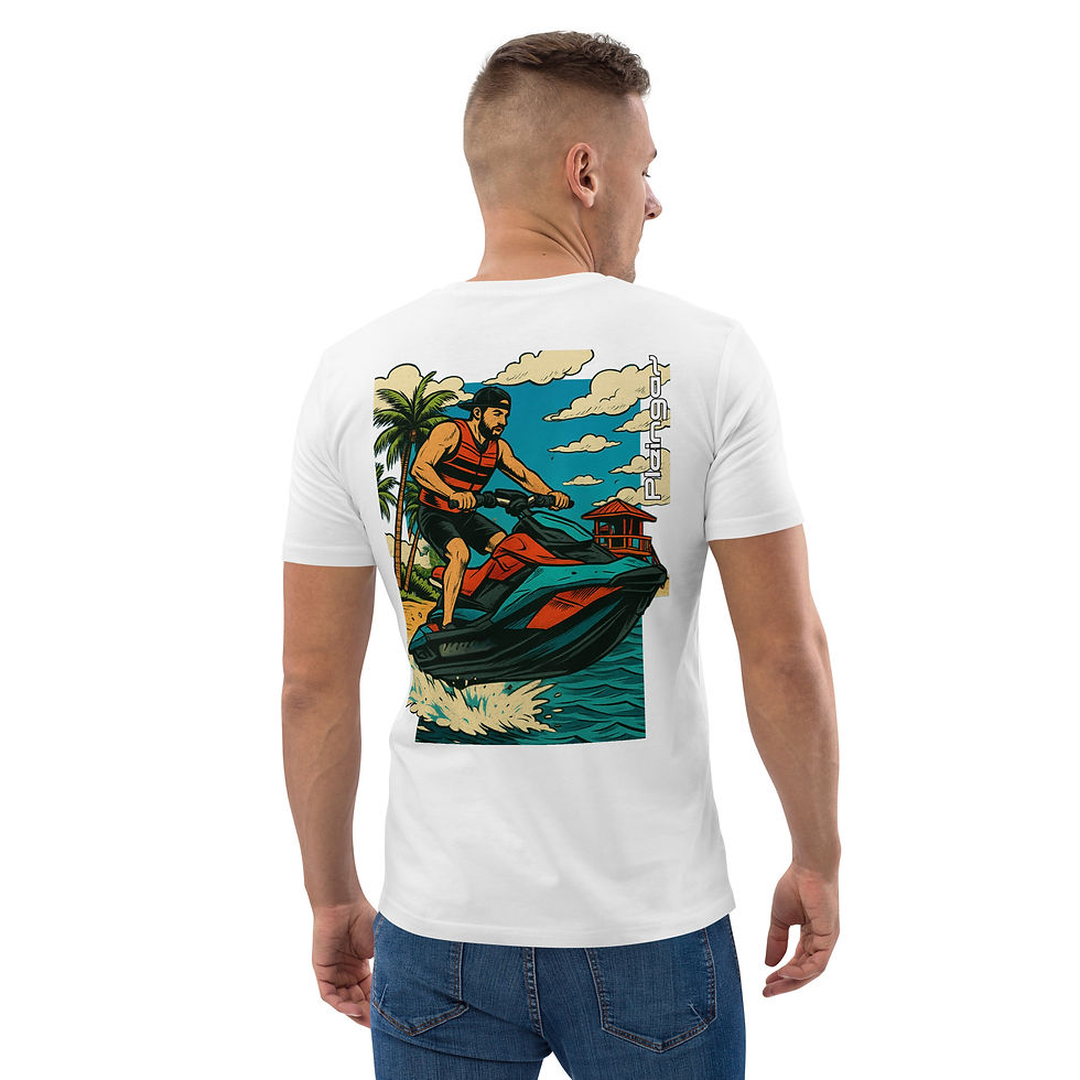 Miniaturbild: T-shirt Pleingaz Spark Jet ski - du S au 5XL - Unisex Coton Bio Oeko-tex