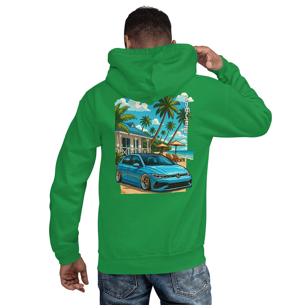 Thumbnail: Hoodie Pleingaz GOLF MK8 R Beach unisex coton/polyester