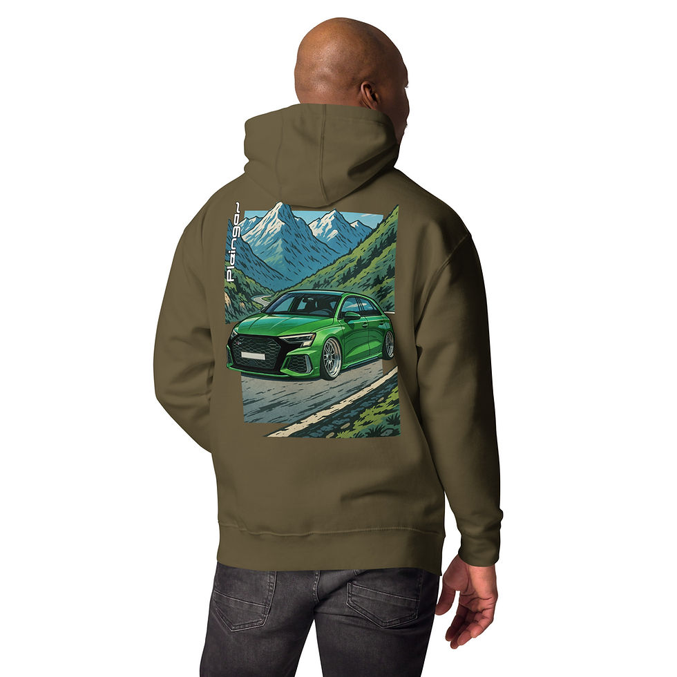 Thumbnail: Hoodie Pleingaz RS3 8Y HATCH - du S au 3XL - unisex coton/polyester