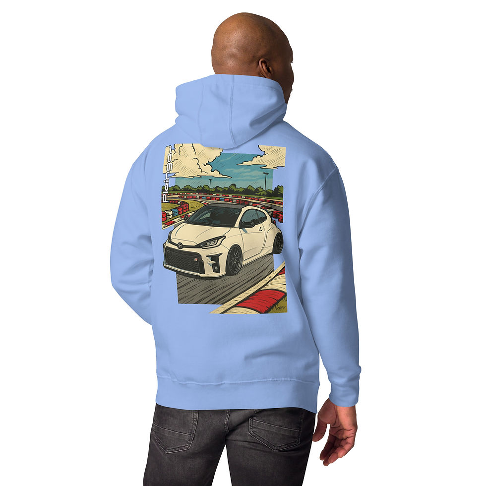 Thumbnail: Hoodie Pleingaz YARIS GR - du S au 3XL - unisex coton/polyester