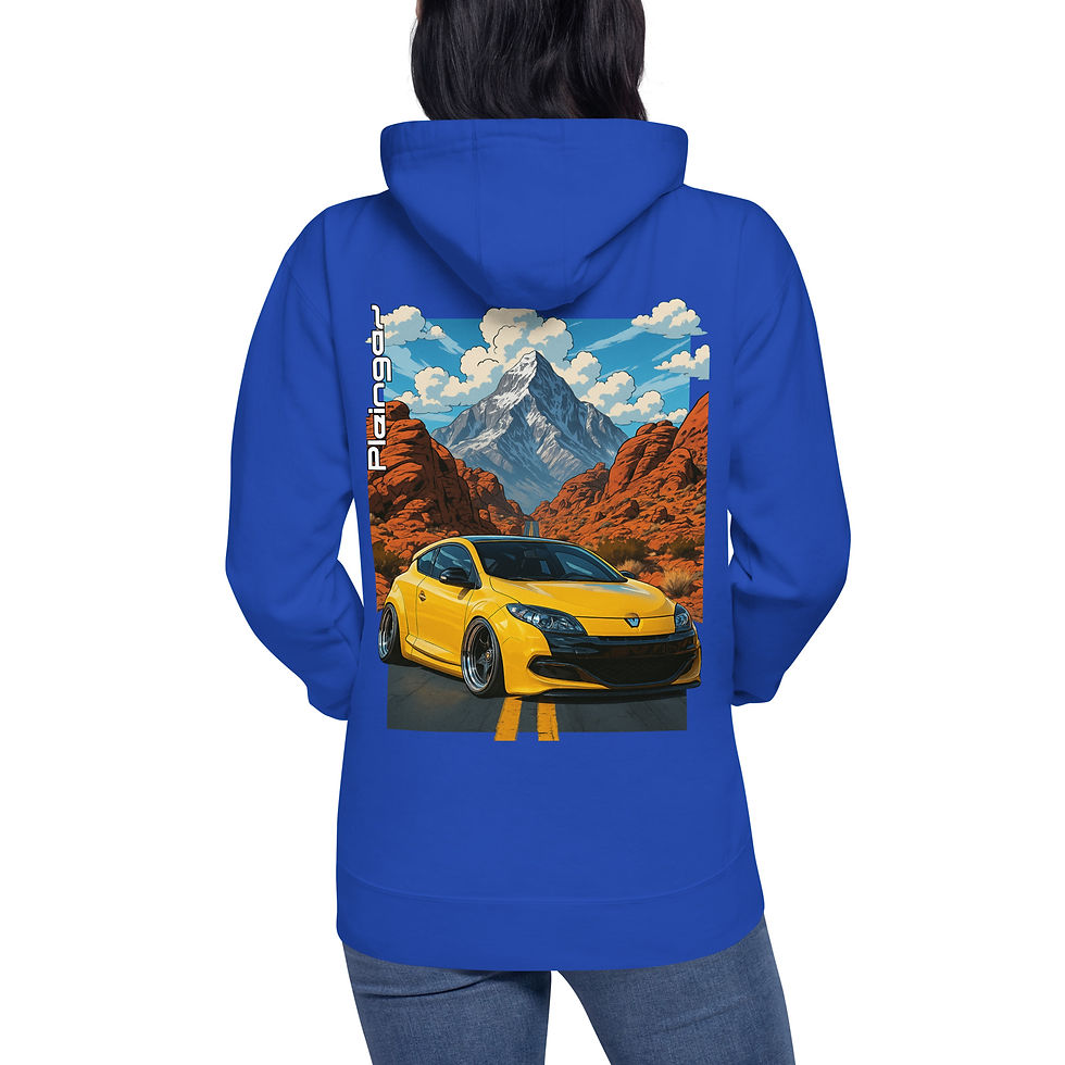 Thumbnail: Hoodie Pleingaz MEGANE RS MK3 - du S au 3XL  - unisex coton/polyester 