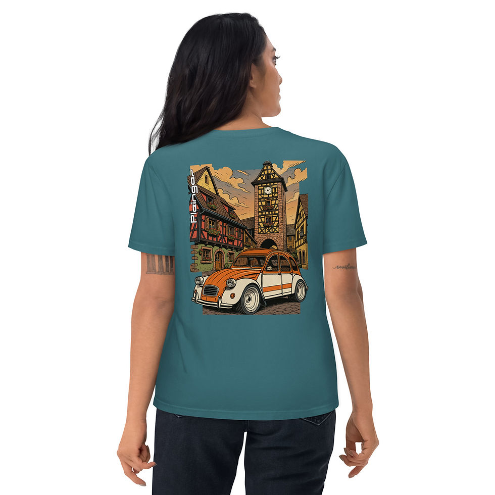 Miniature : T-shirt Pleingaz 2CV SPOT - du S au 5XL - Unisex Coton Bio Oeko-tex