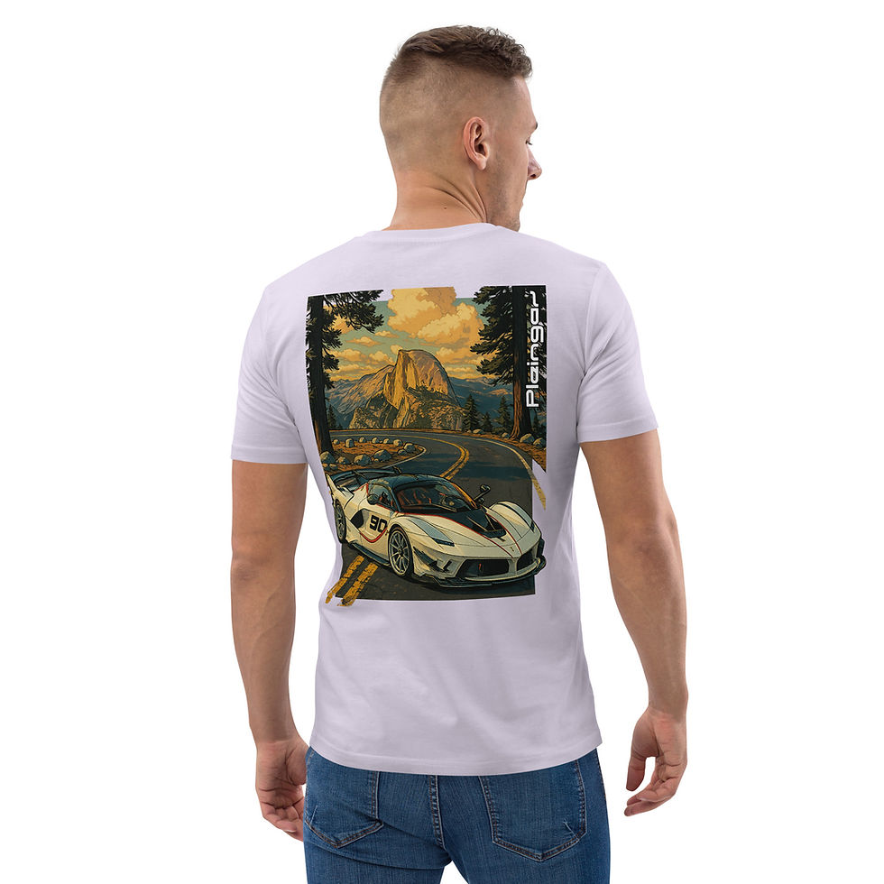 Thumbnail: T-shirt Pleingaz FXX K EVO unisex en coton bio Oeko tex