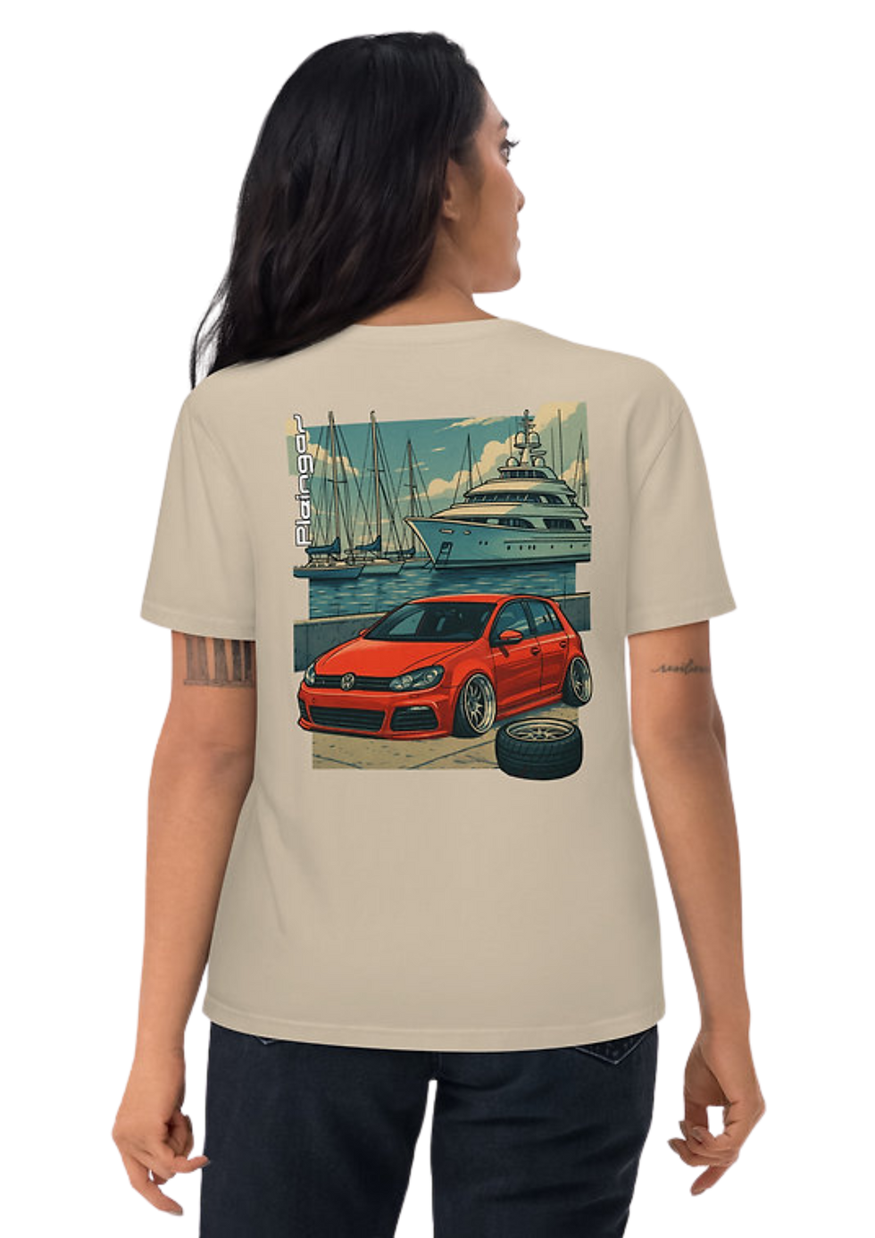 T-shirt couleur "Desert dust"
