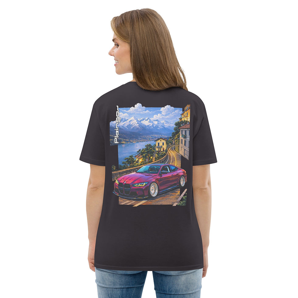 Thumbnail: T-shirt Pleingaz M4 G82 PURPLE - du S au 5XL - Unisex coton bio oeko tex