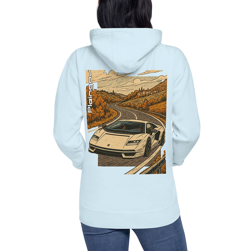 Thumbnail: Hoodie Pleingaz COUNTACH LP800-4 - du S au 3XL  - unisex coton/polyester