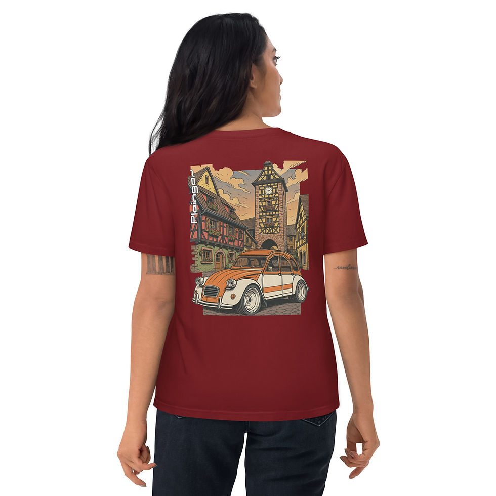 Miniature : T-shirt Pleingaz 2CV SPOT - du S au 5XL - Unisex Coton Bio Oeko-tex