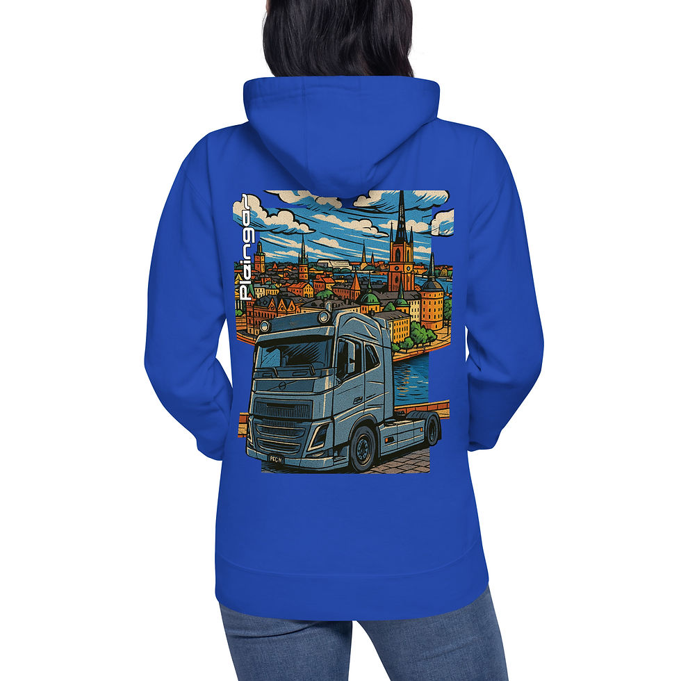 Miniature : Hoodie Pleingaz CAMION FH-13 - du S au 3XL  - unisex coton/polyester