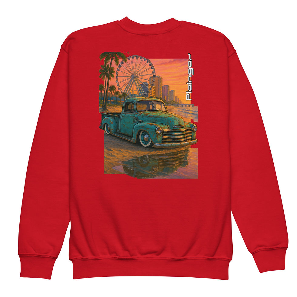 Thumbnail: Kids Sweater Pleingaz PICKUP unisex coton/Polyester
