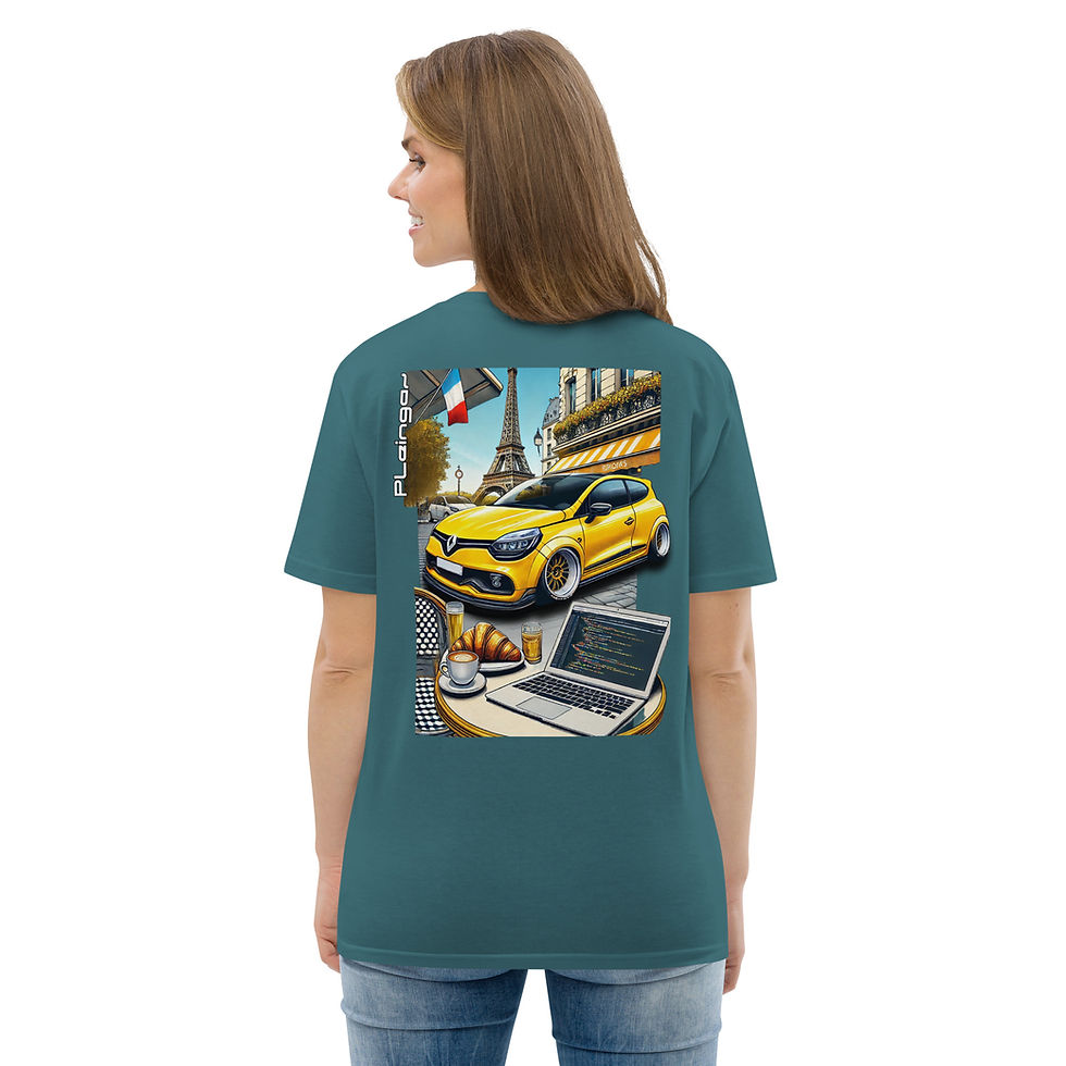 Thumbnail: T-shirt Pleingaz CLIO RS - du S au 5XL - Unisex 100% coton bio Oeko-Tex