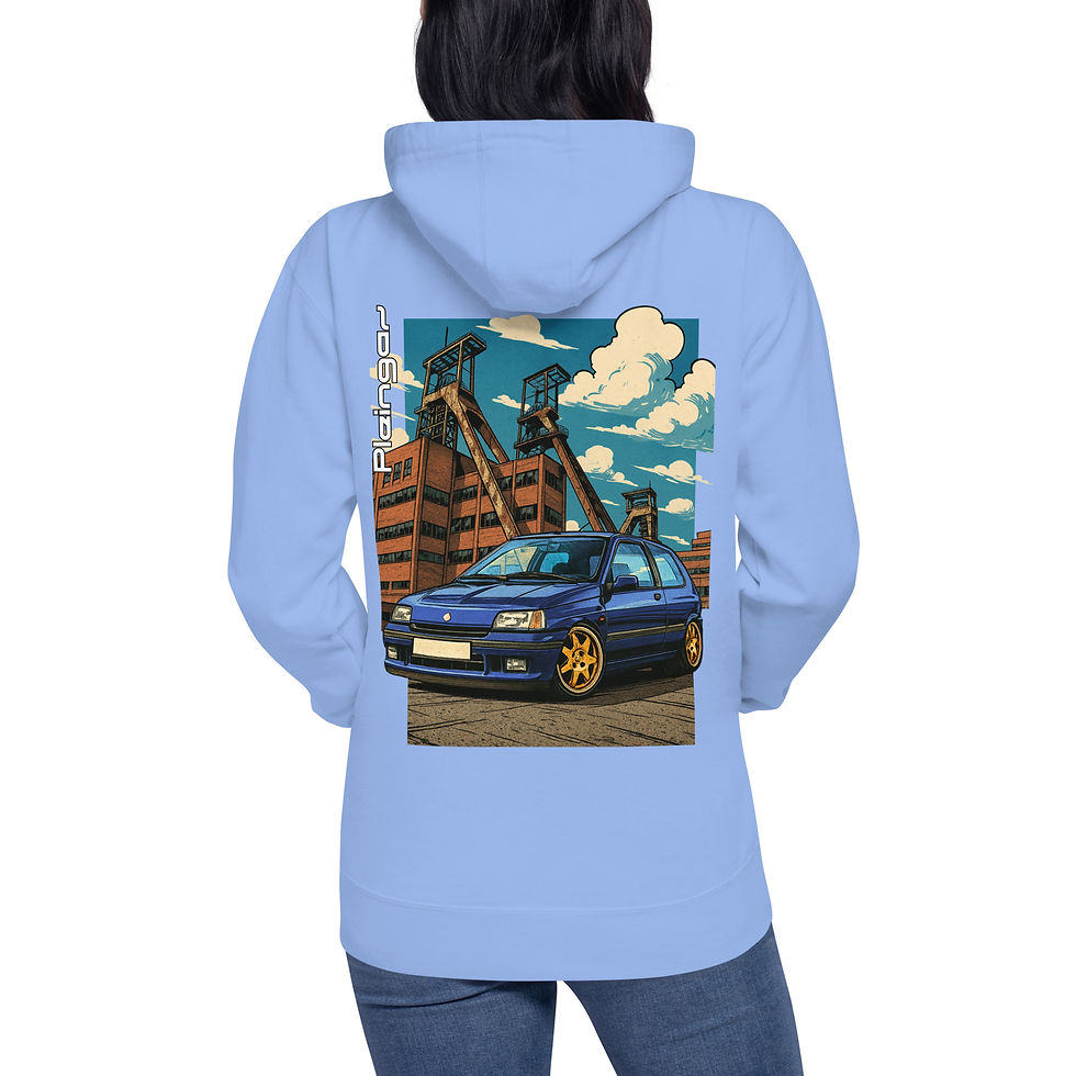 Miniature : Hoodie Pleingaz CLIO WILLIAMS USINE - du S au 3XL  - unisex coton/polyester