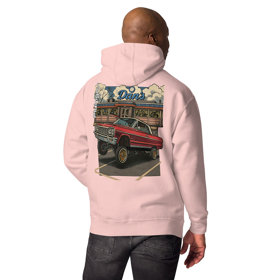 Miniaturbild: Hoodie Pleingaz IMPALA LOWRIDER - du S au 3XL - unisex coton/polyester