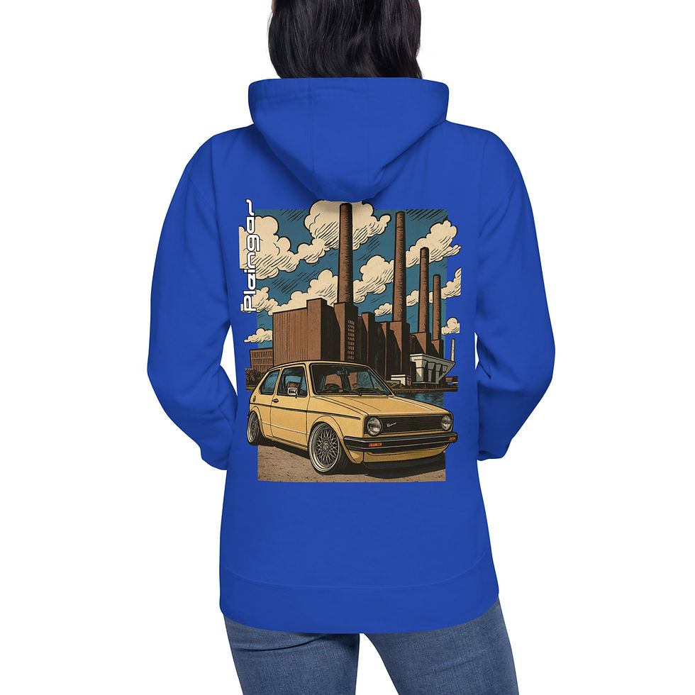 Miniature : Hoodie Pleingaz MK1 GTI WOLFSBURG - du S au 3XL  - unisex coton/polyester