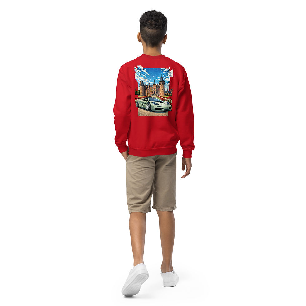 Thumbnail: Kids SweatersPleingaz F1 CASTLE unisex coton/polyester