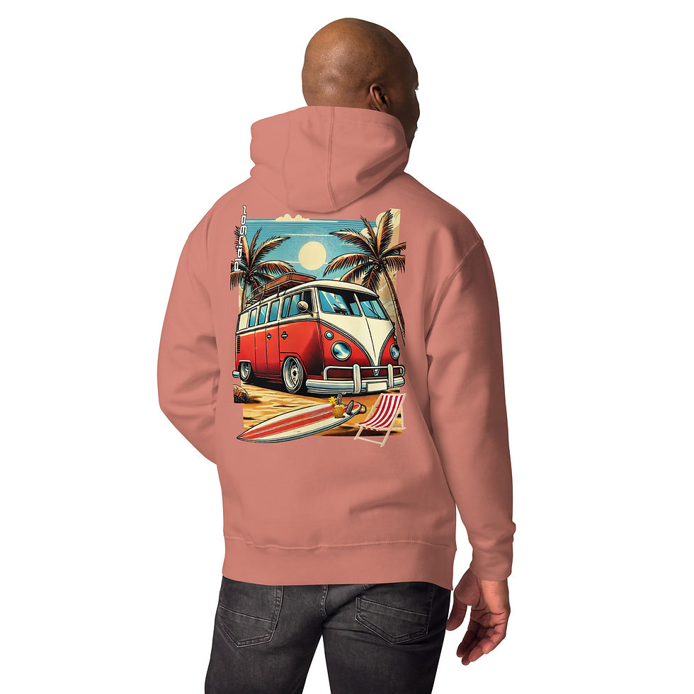 Miniature : Hoodie Pleingaz T1 BUS - du S au 3XL  - unisex coton/polyester