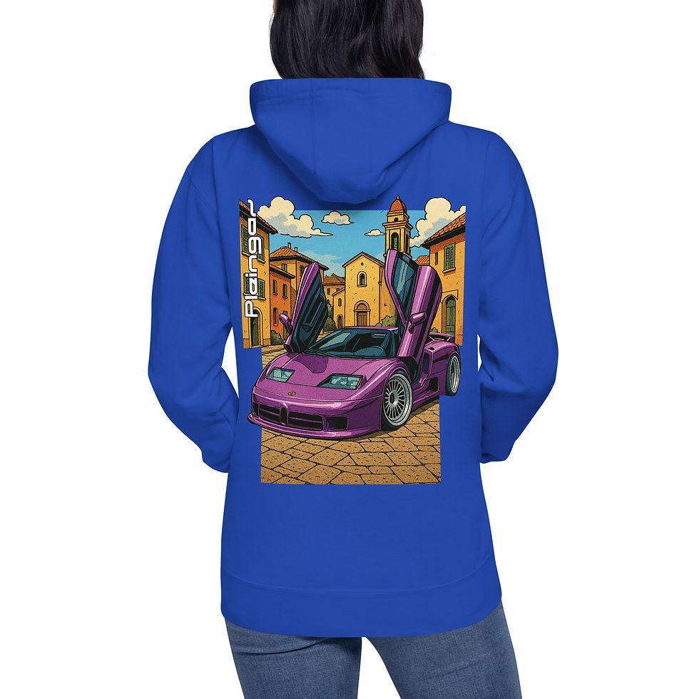 Thumbnail: Hoodie Pleingaz EB110 - du S au 3XL  - unisex coton/polyester