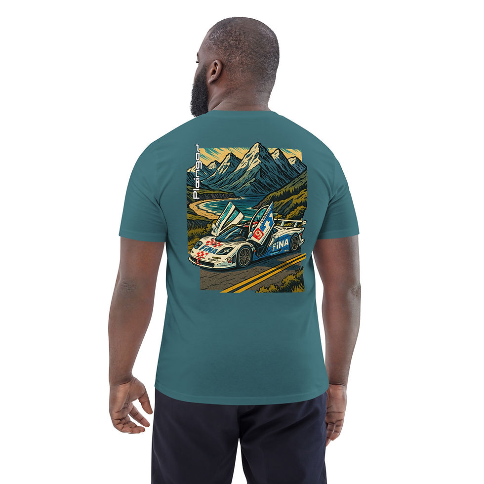 Miniature : T-shirt Pleingaz F1 GTR Longtail - du S au 5XL - unisex en coton bio Oeko tex
