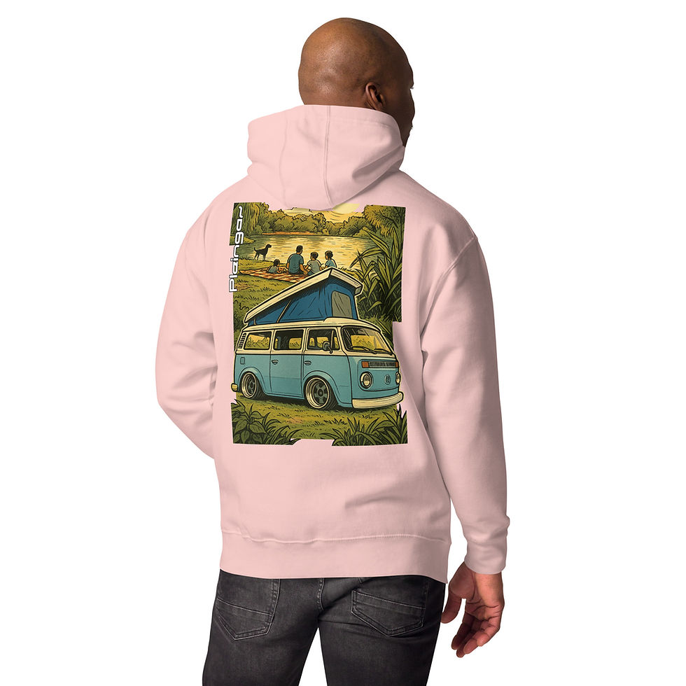 Miniature : Hoodie Pleingaz T2 BUS - du S au 3XL  - unisex coton/polyester