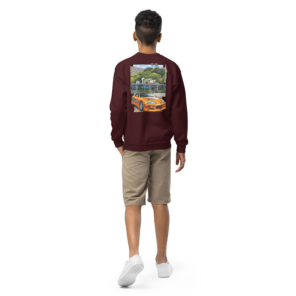 Miniature : Pull enfant Pleingaz SUPRA FAST DINER unisex coton/polyester