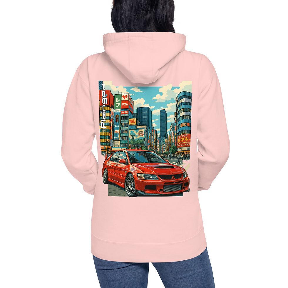 Thumbnail: Hoodie Pleingaz EVO 9 RED - du S au 3XL - unisex coton/polyester
