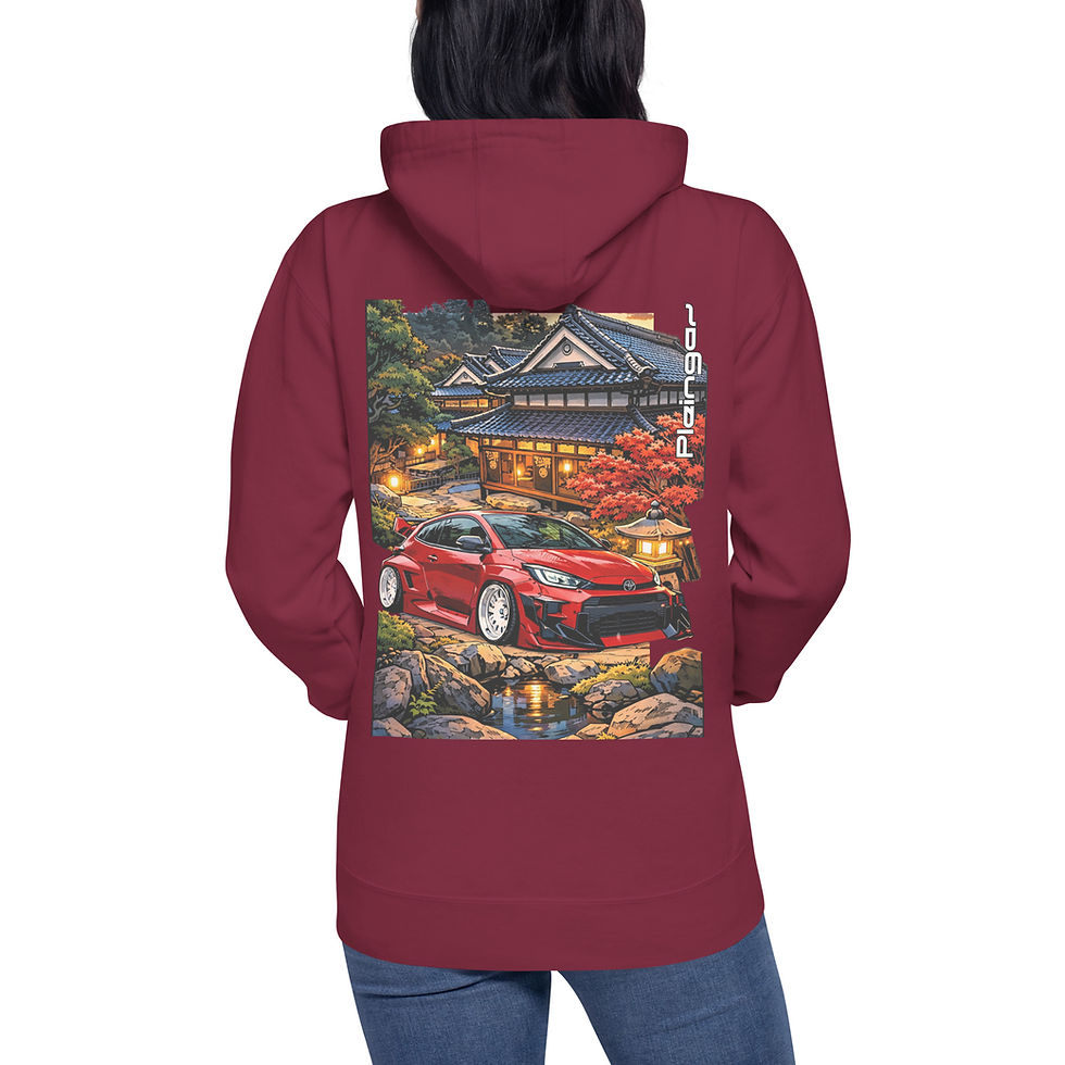 Miniature : Hoodie Pleingaz YARIS GR WIDEBODY - du S au 3XL - unisex coton/polyester