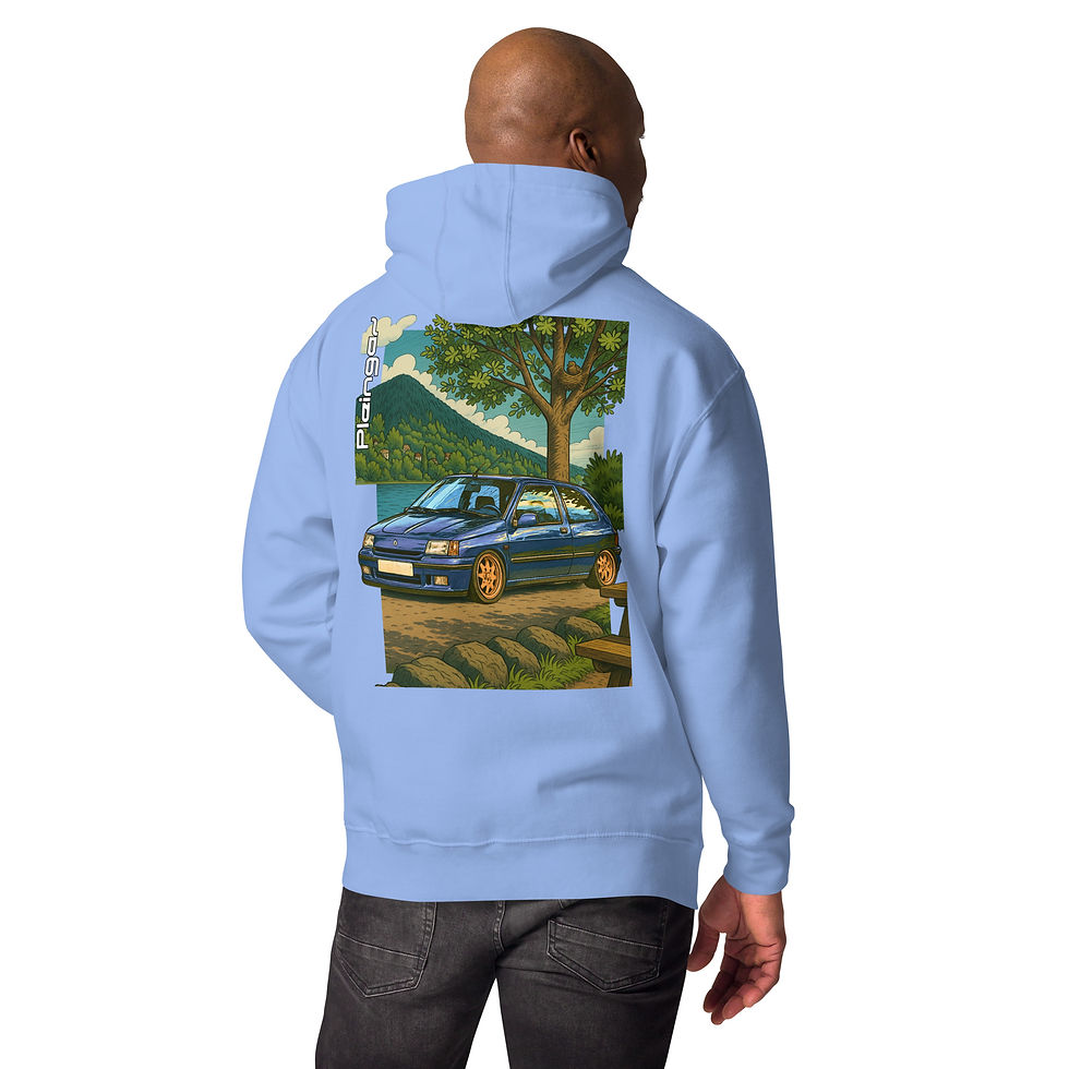 Thumbnail: Hoodie Pleingaz CLIO WILLIAMS - du S au 3XL  - unisex coton/polyester