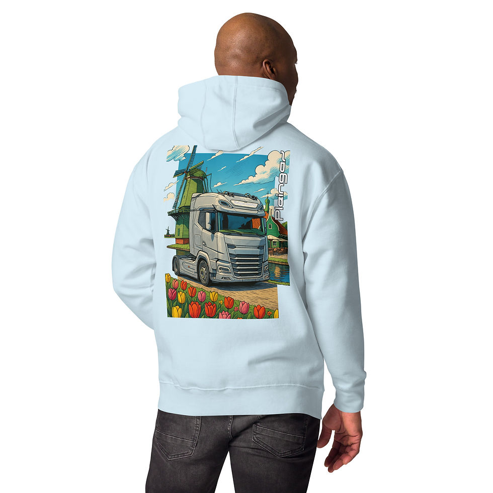 Miniature : Hoodie Pleingaz CAMION XG TRUCK - du S au 3XL  - unisex coton/polyester