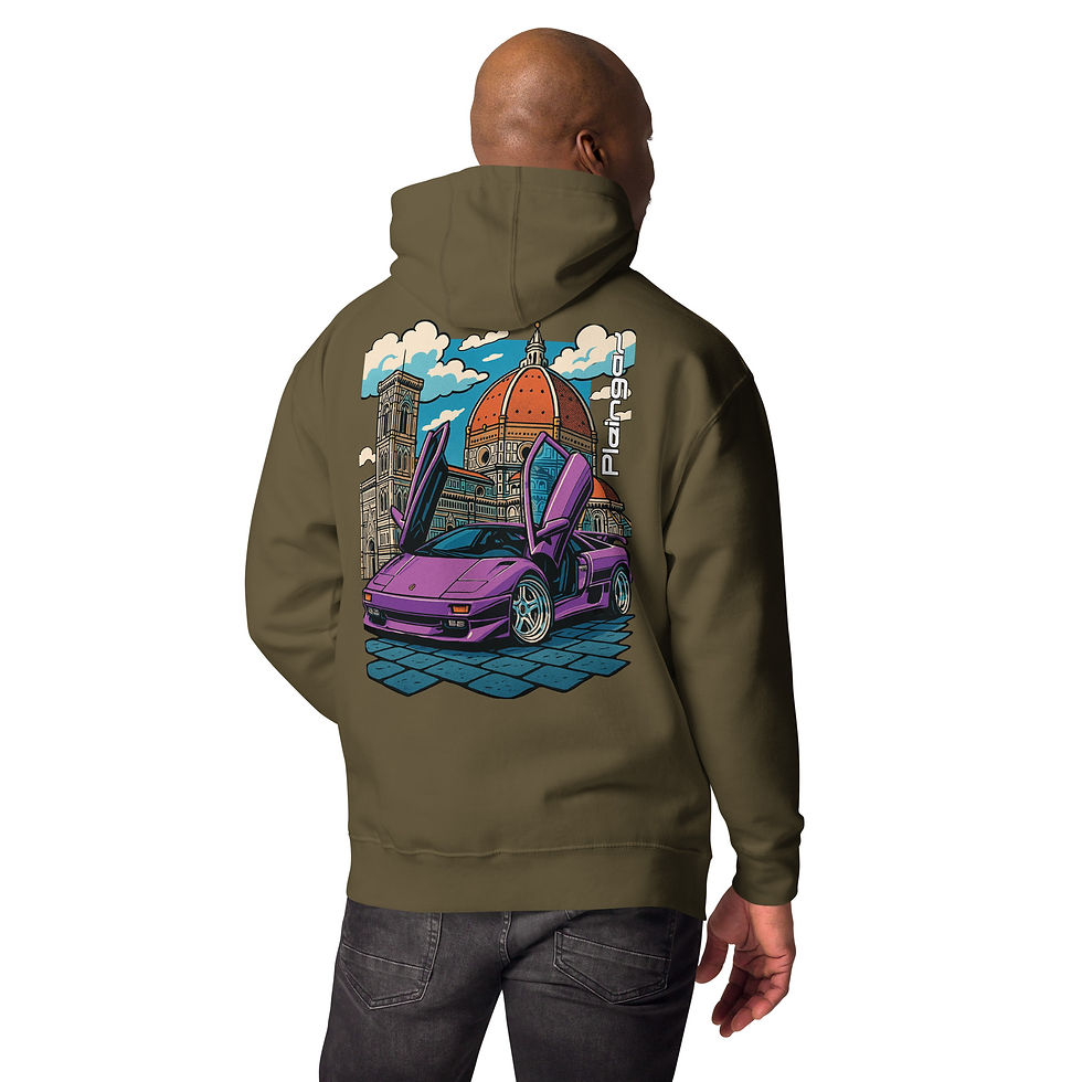 Miniaturbild: Hoodie Pleingaz DIABLO - du S au 3XL  - unisex coton/polyester