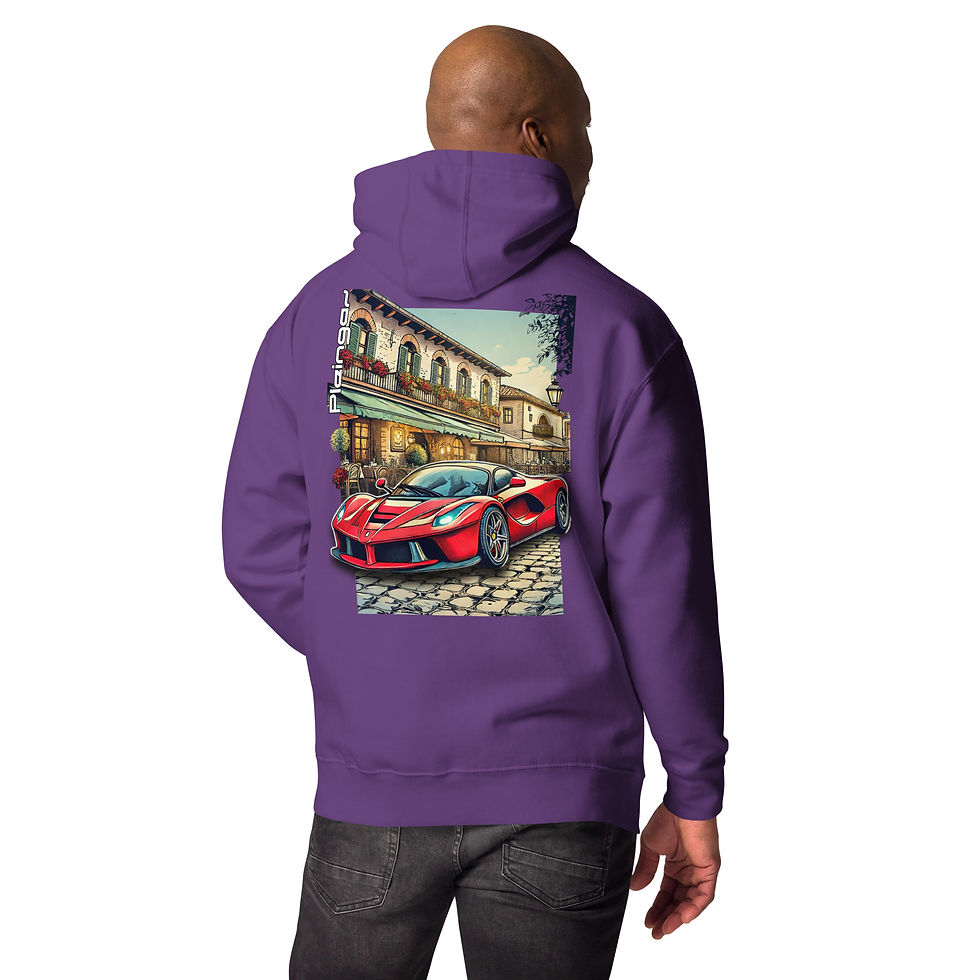 Miniaturbild: Hoodie Pleingaz  LAFERRARI - du S au 3XL  - unisex coton/polyester