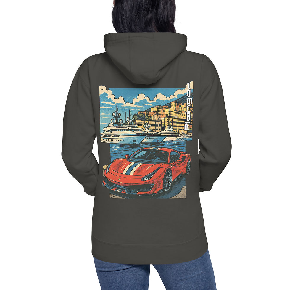 Miniature : Hoodie Pleingaz 488 PISTA - du S au 3XL - unisex coton/polyester