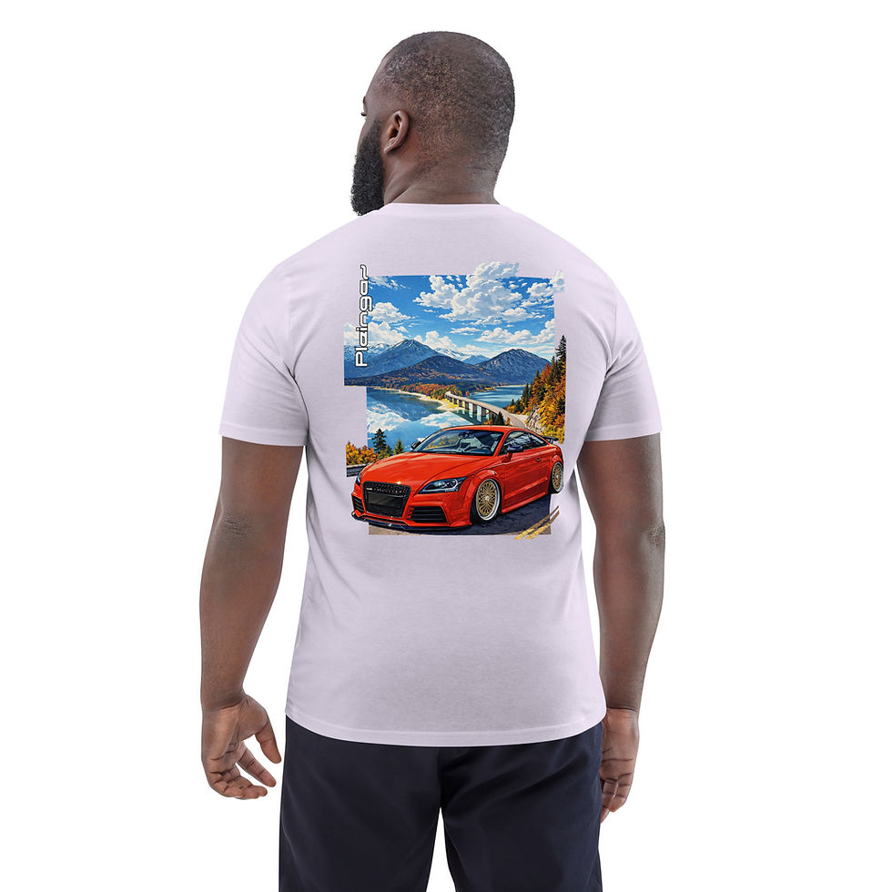 Thumbnail: T-shirt Pleingaz TT RS MK2 LAKE - du S au 5XL - Unisex coton bio oeko tex