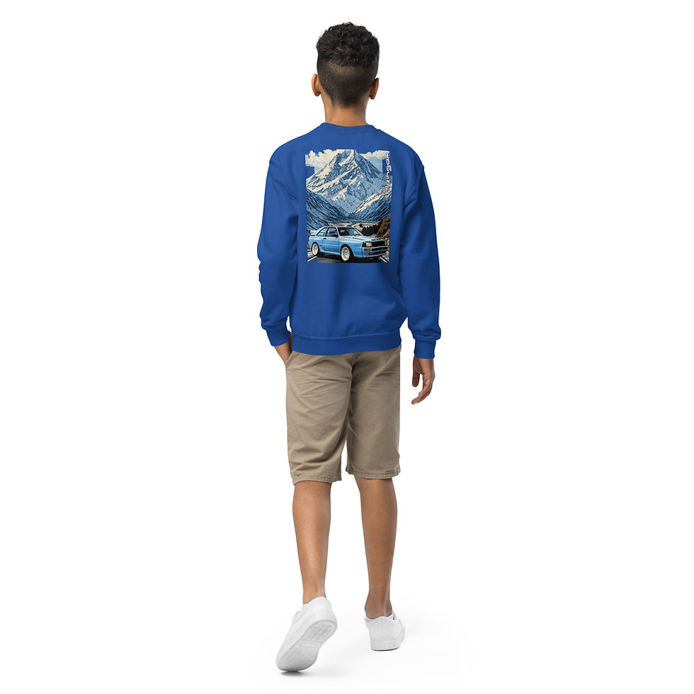 Miniaturbild: Kinderpullover Pleingaz RALLY QUATTRO unisex coton/polyester copie