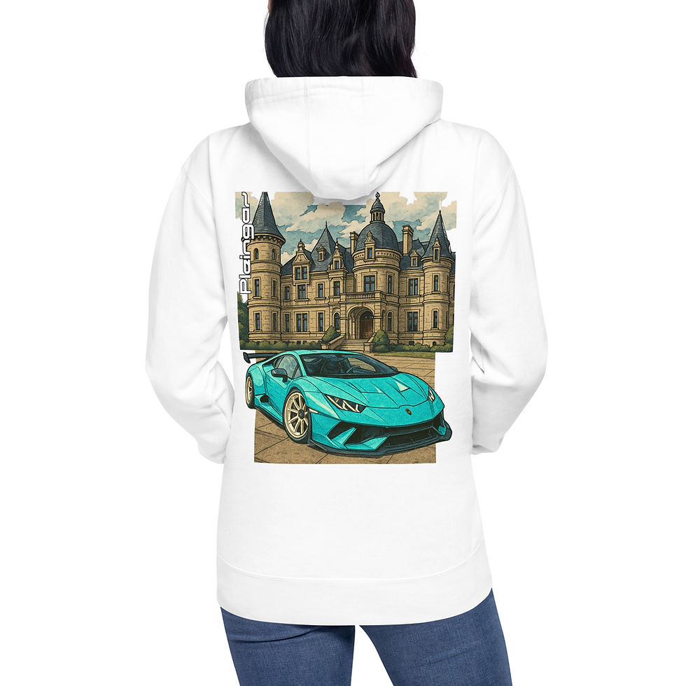 Miniaturbild: Hoodie Pleingaz HURACAN - du S au 3XL  - unisex coton/polyester