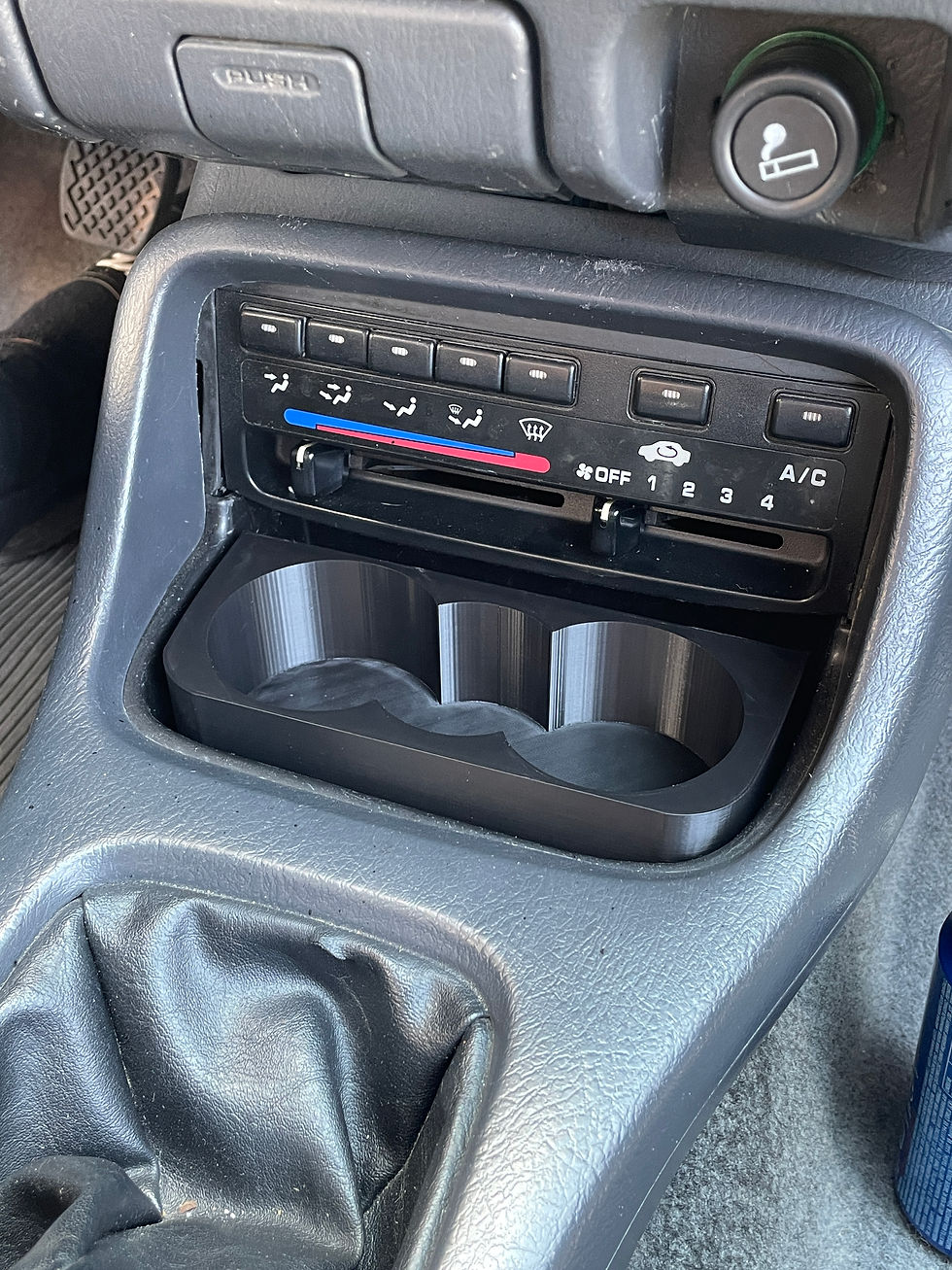 Küçük resim: Honda Civic 96-00 IES/EK Uyumlu 3'lü Bardaklık