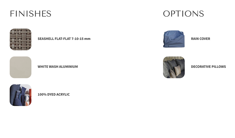 Thumbnail: Paloma Double Hanging Chair Materials