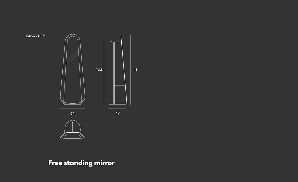 Thumbnail: Multifunctional Clessidra Mirror Size