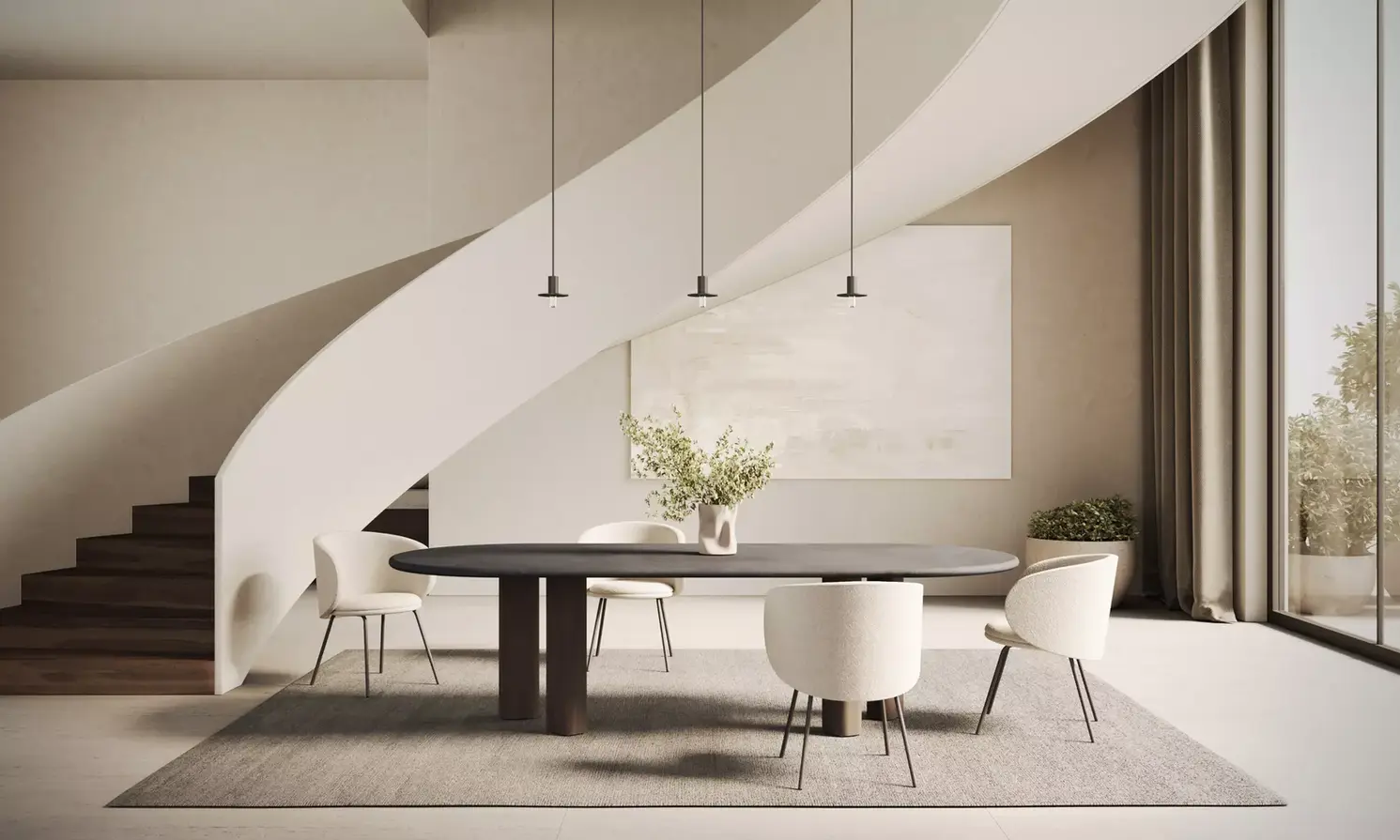 PILLAR DINING TABLE - EVI METAL CHAIRPILLAR DINING TABLE - EVI METAL CHAIR