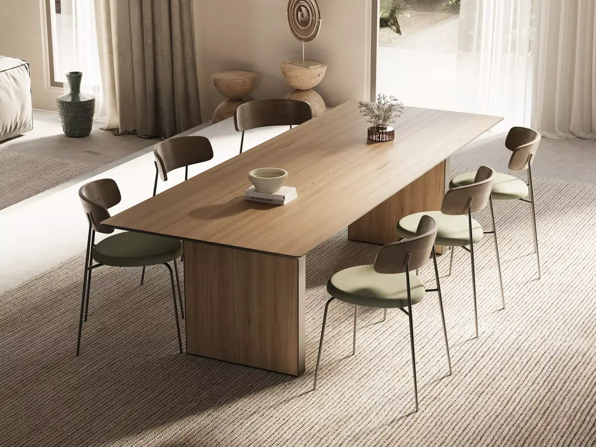 PALERMO DINING TABLE - COVER METAL CHAIRPALERMO DINING TABLE - COVER METAL CHAIR