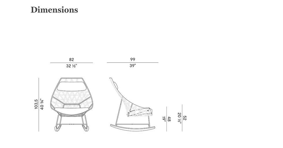Thumbnail: Cut Rocking Armchair