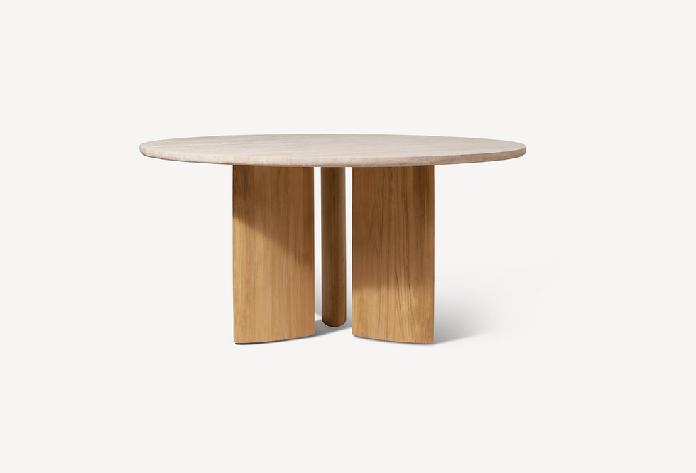 Thumbnail: Newport Teak Round Dining Table